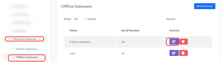 Offline Payment, step 2